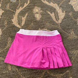 Girls Pink Tennis Skirt